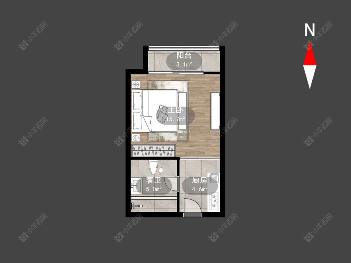 世茂广场房源户型图 常州世茂广场在售二手房源户型图_小牛看房