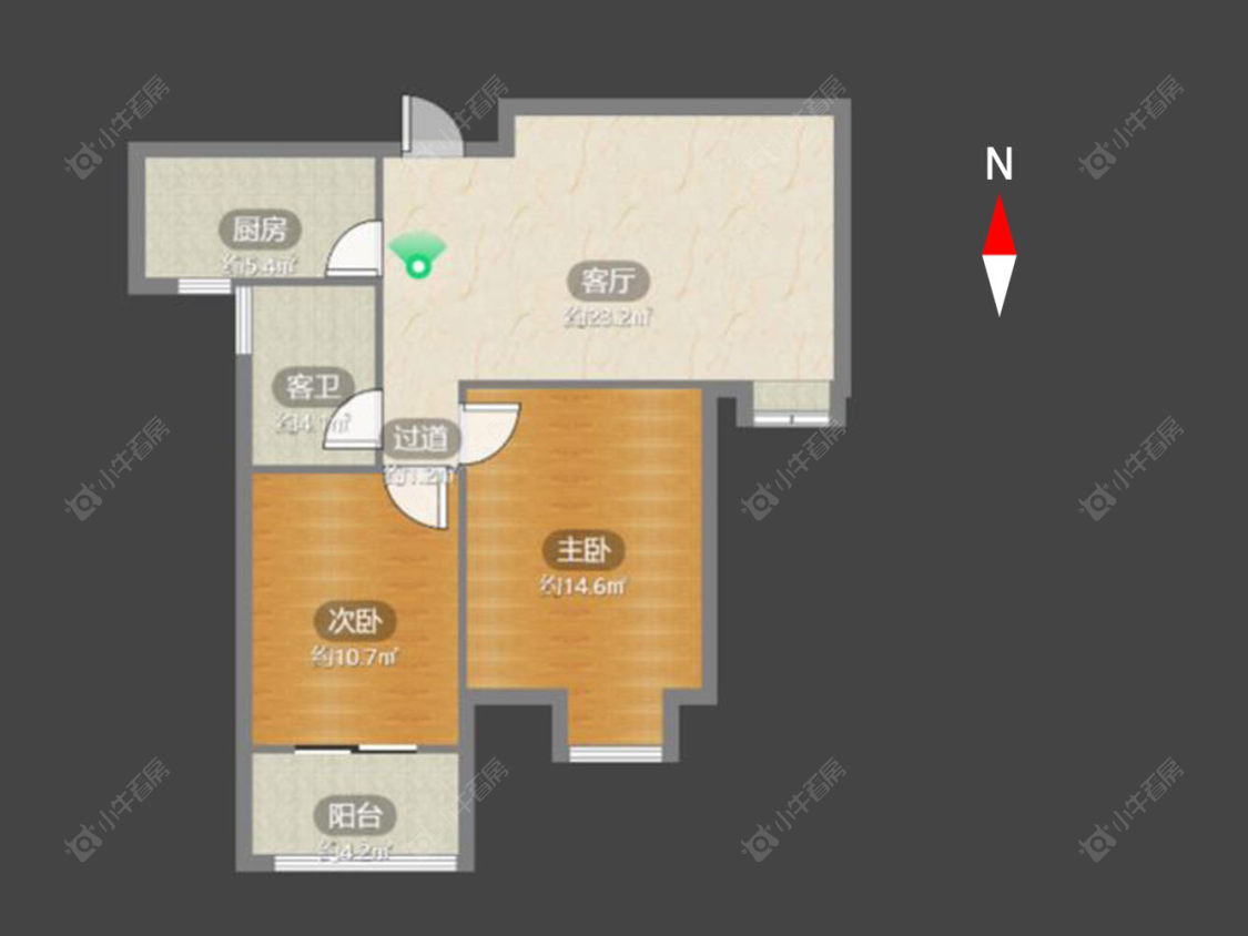 常州凤凰名城在售二手房源户型图_小牛看房