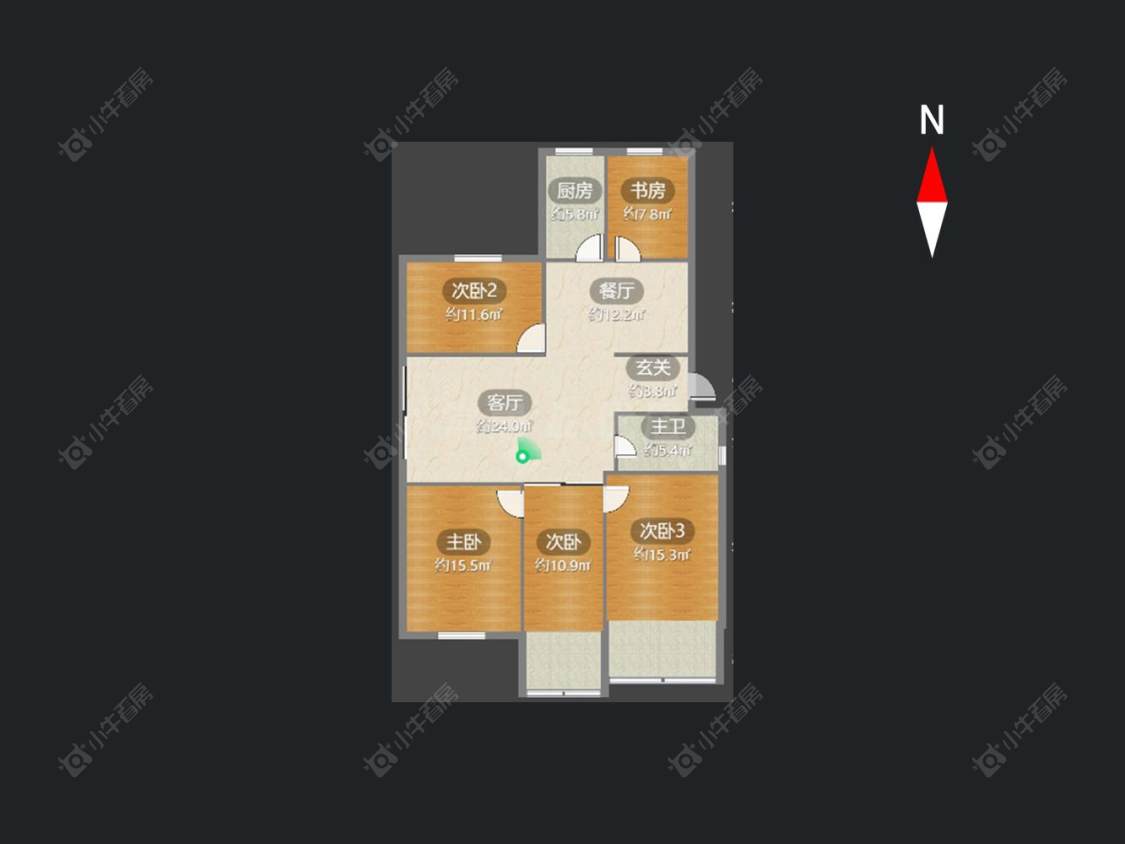 常州文亨花园在售二手房源户型图_小牛看房