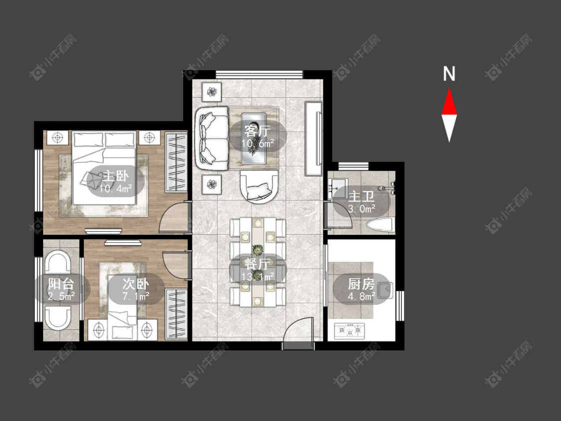 银河湾第一城二期房源户型图 常州银河湾第一城二期在售二手房源户型图_小牛看房