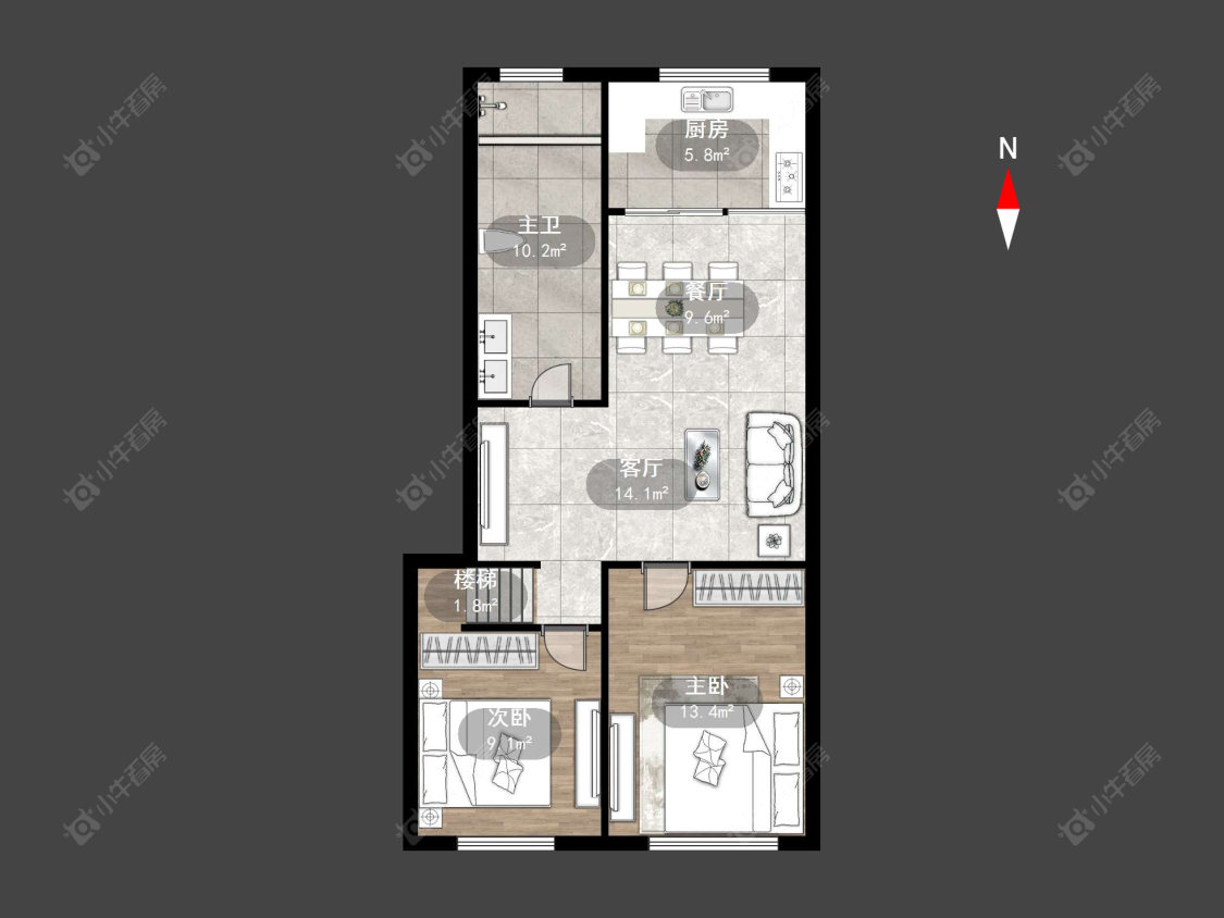 常州城市花园(金坛)在售二手房源户型图_小牛看房