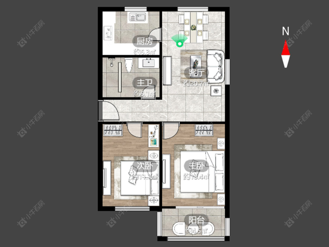 常州劳动新村南区在售二手房源户型图_小牛看房