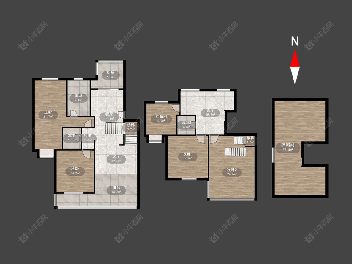 丽景花园房源户型图 常州丽景花园在售二手房源户型图_小牛看房