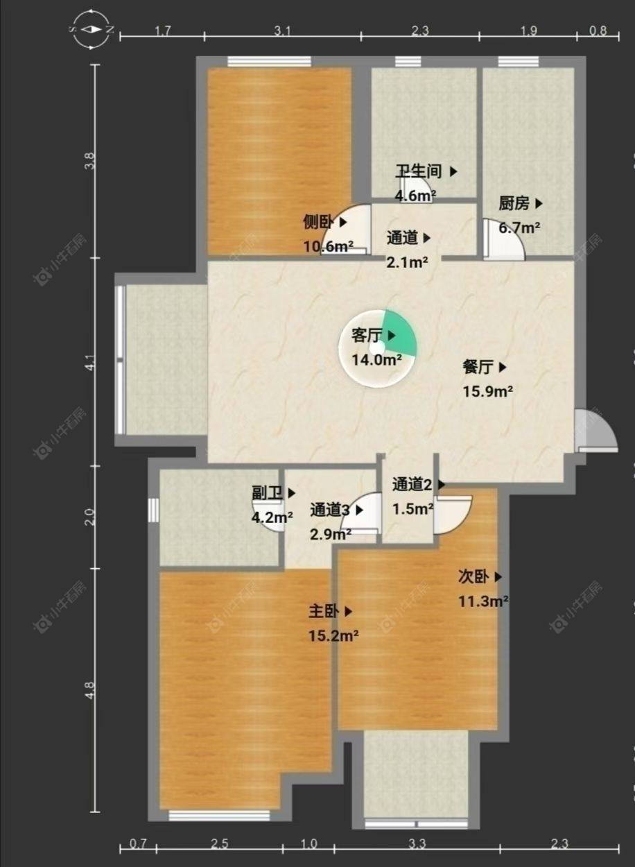 常州清水湾花园二期租房_清水湾花园二期3室2厅房源出租