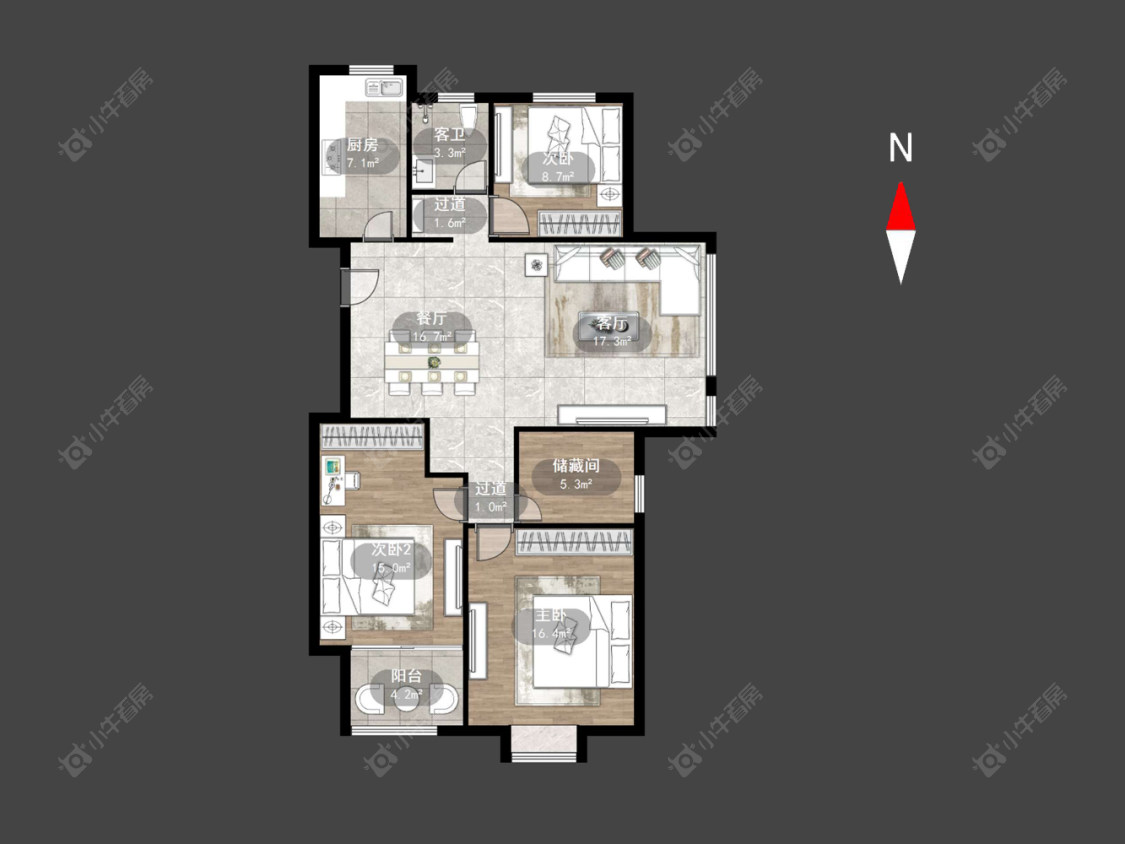 常州和枫苑在售二手房源户型图_小牛看房