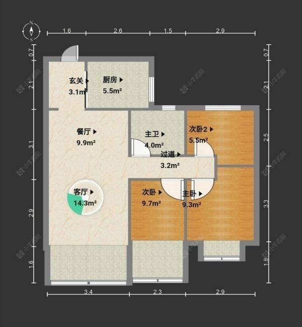 常州碧桂园壹号天禧租房_碧桂园壹号天禧3室2厅房源出租