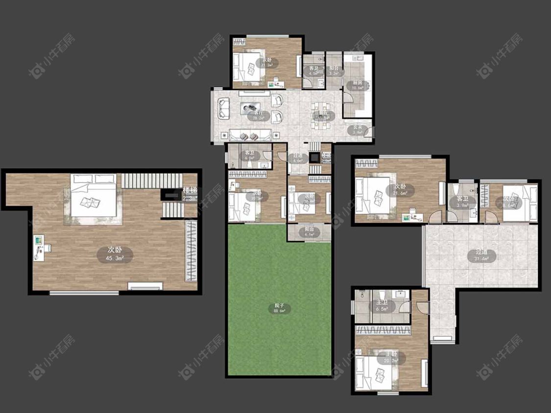 莱蒙城美景公寓房源户型图 常州莱蒙城美景公寓在售二手房源户型图_小牛看房