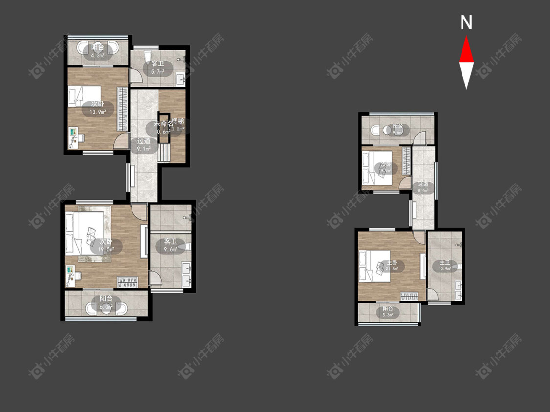 世家别院房源户型图 常州世家别院在售二手房源户型图_小牛看房