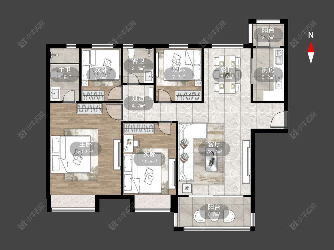 金坛碧桂园一期房源户型图 常州金坛碧桂园一期在售二手房源户型图_小牛看房