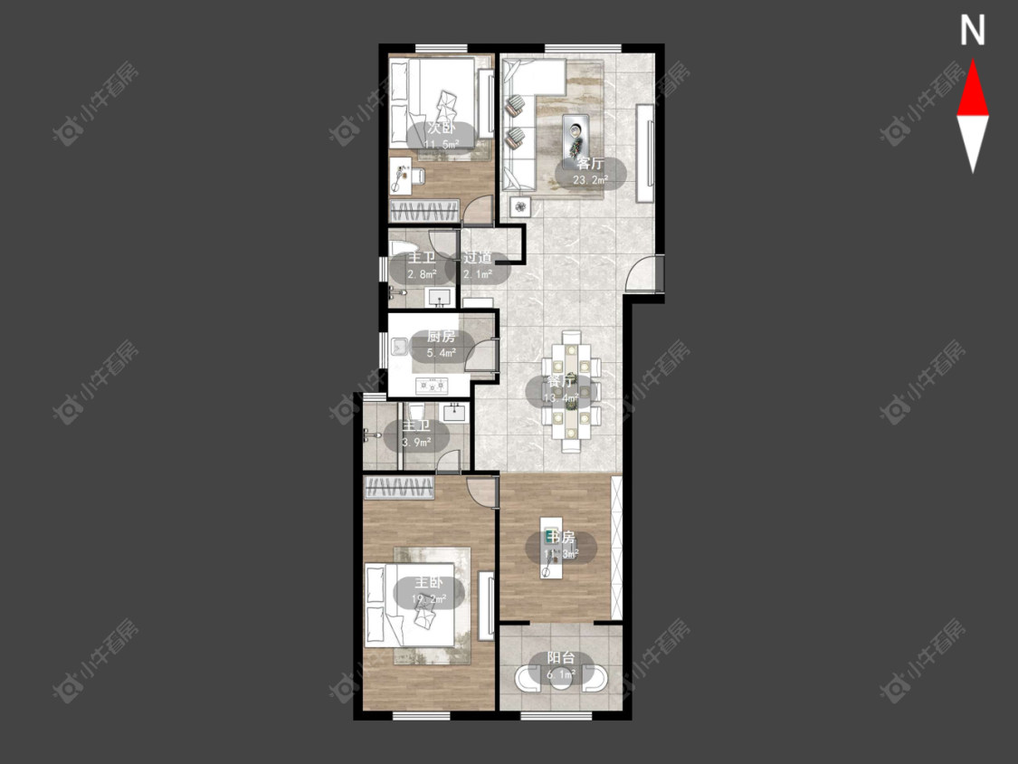 常州凯悦中心在售二手房源户型图_小牛看房