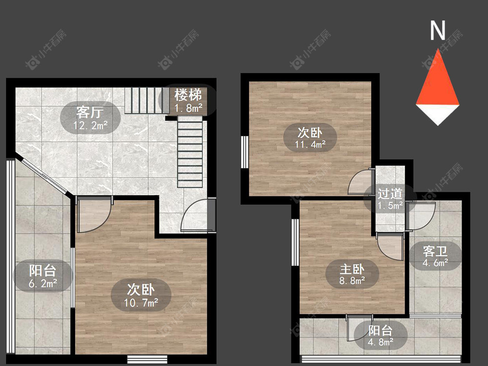 常州亿街区在售二手房房源户型图_小牛看房