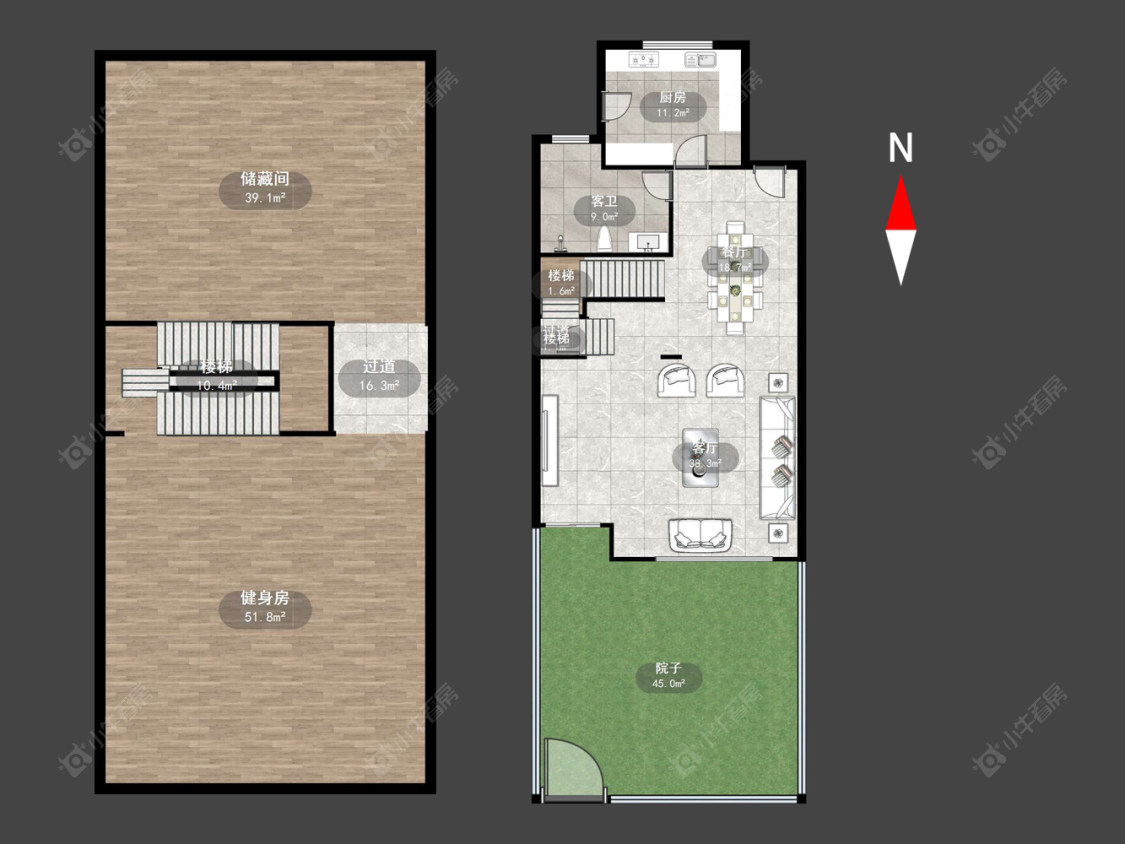 天禄西阆苑别墅区房源户型图 常州天禄西阆苑别墅区在售二手房源户型图_小牛看房