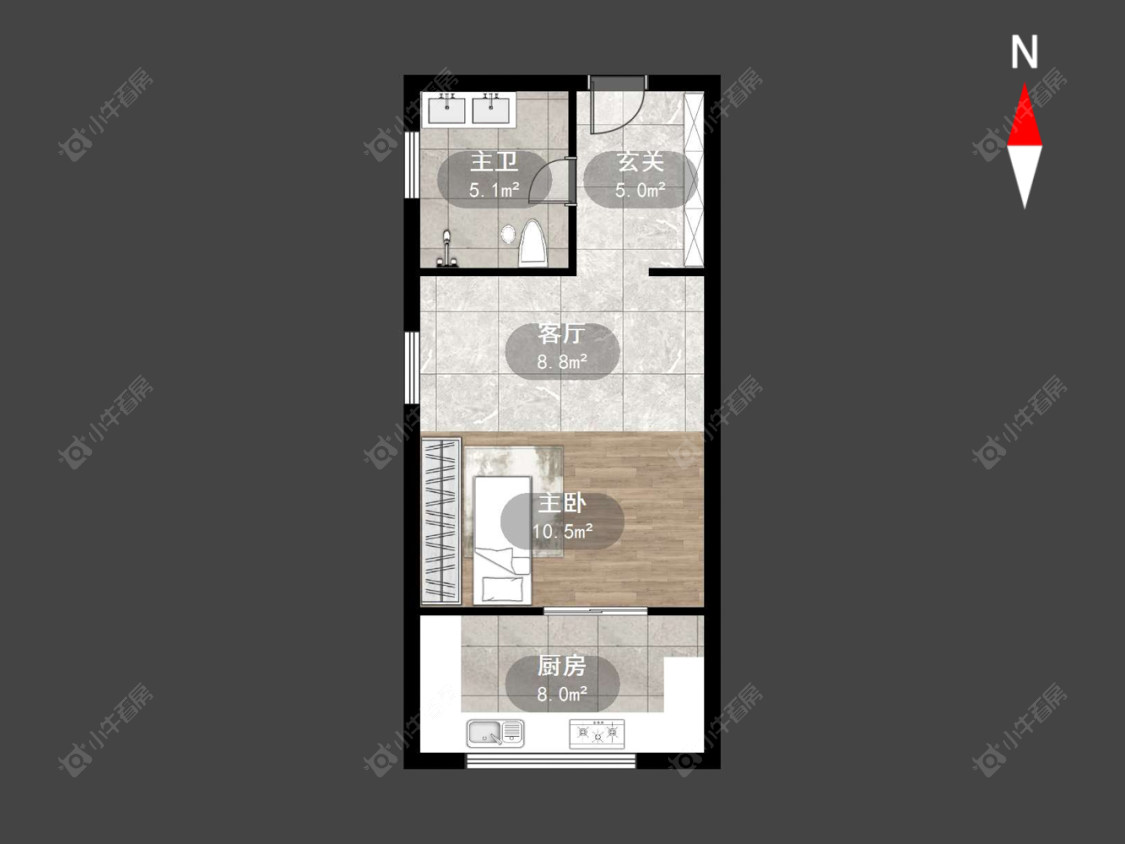 常州吾悦国际在售二手房源户型图_小牛看房