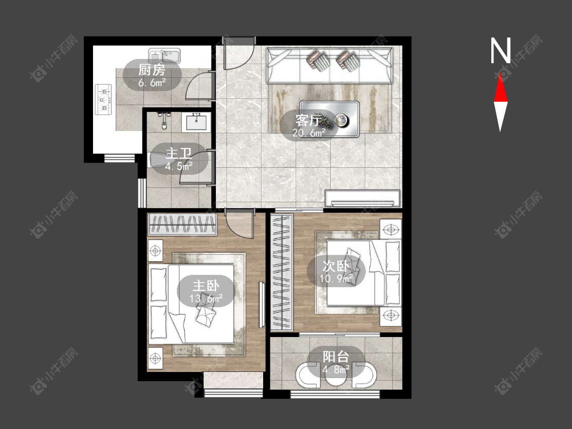 常州景泰家园在售二手房源户型图_小牛看房