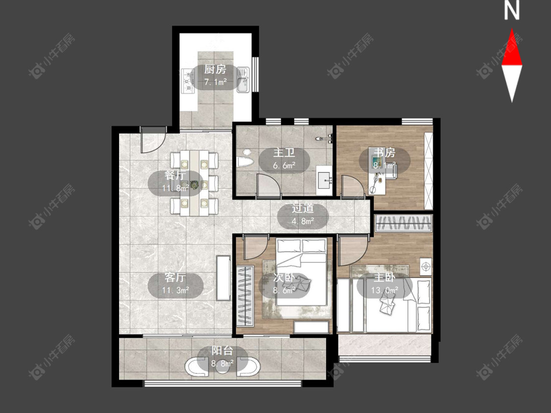 常州中海桂语江南在售二手房源_小牛看房