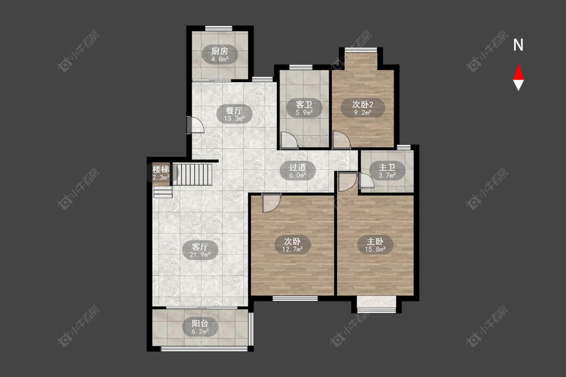 常州四季新城南苑在售二手房源户型图_小牛看房