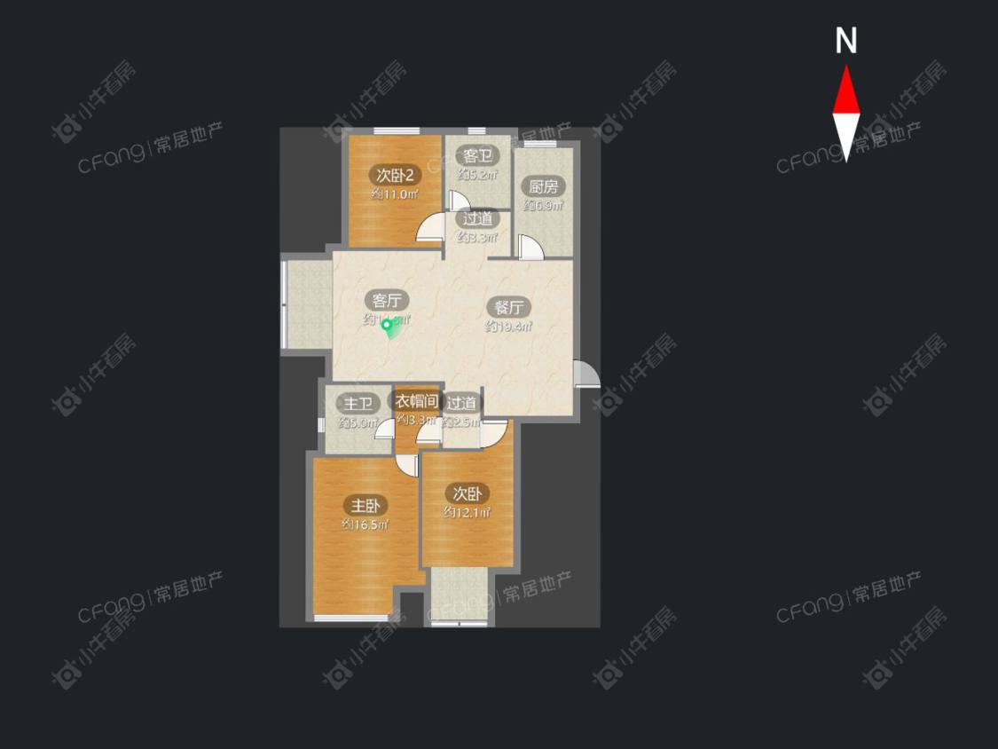 常州公园壹号四期在租房源_小牛看房