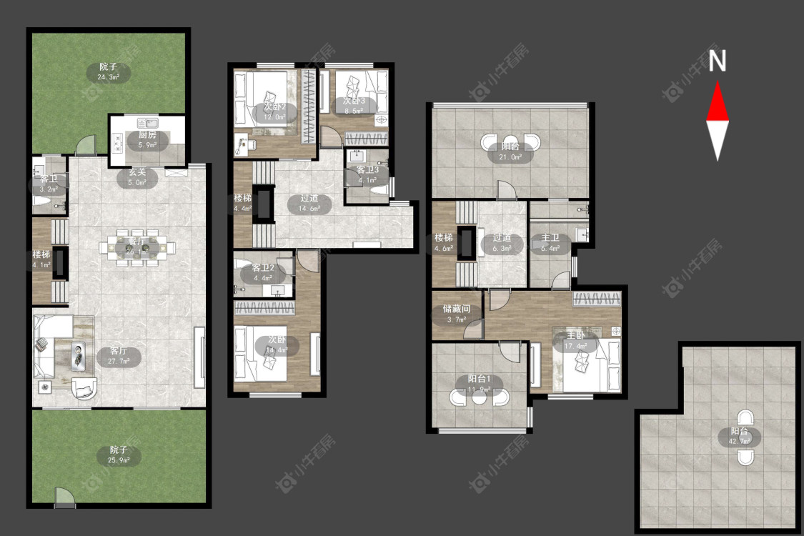 常州中梁首府壹号在售二手房源户型图_小牛看房