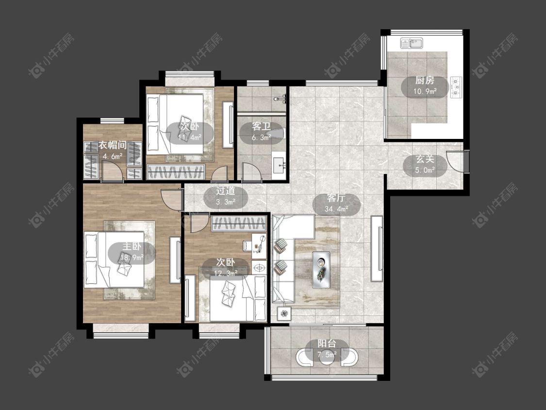丹阳江南人家在售二手房源户型图_小牛看房