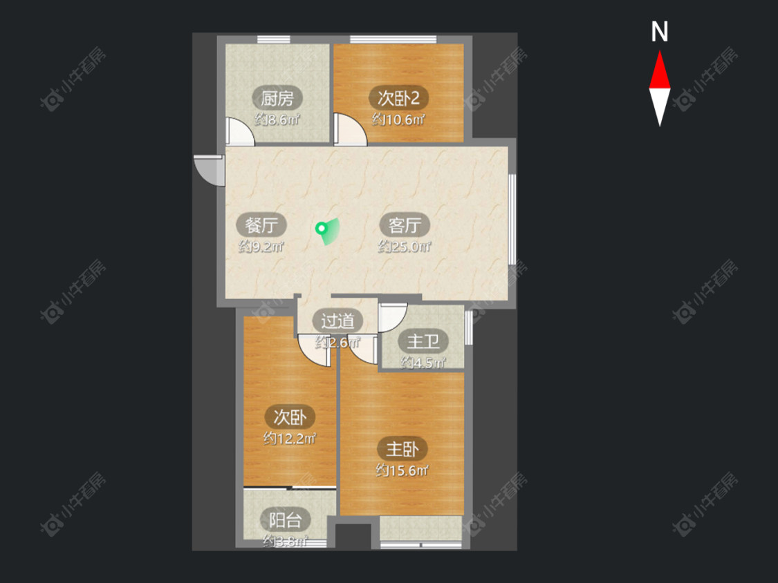 港龙紫荆城房源户型图 常州港龙紫荆城在售二手房源户型图_小牛看房
