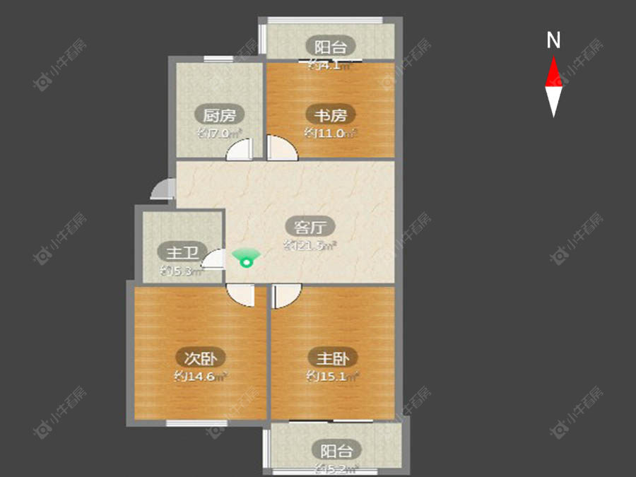 常州会馆浜公寓在售二手房源户型图_小牛看房