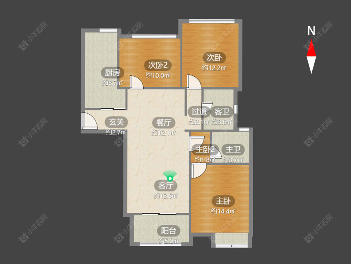 常州保利公园九里在售二手房源户型图_小牛看房