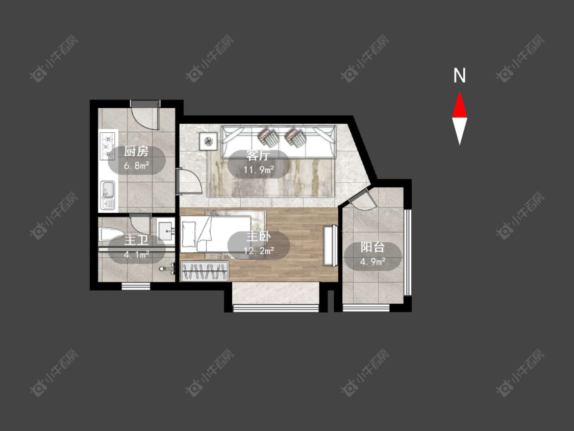 常州侨光苑在售二手房源户型图_小牛看房