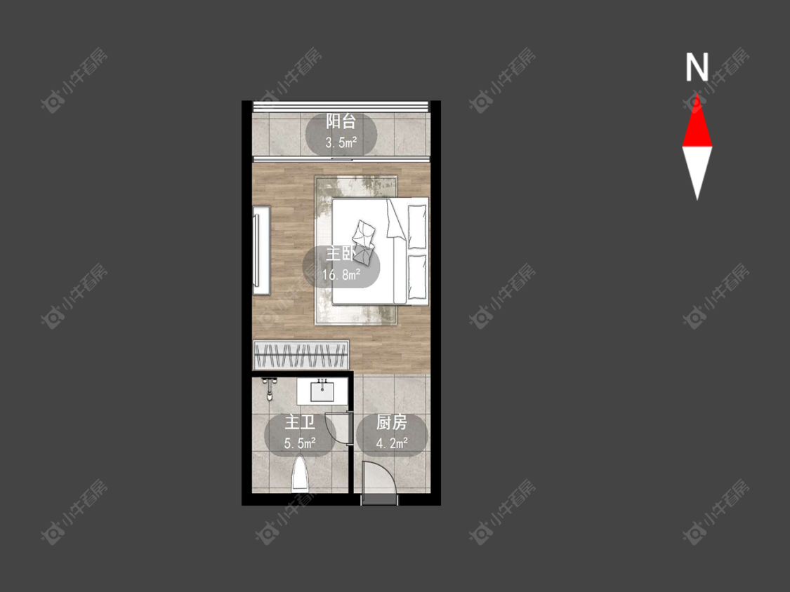 常州丰臣国际广场在售二手房源户型图_小牛看房