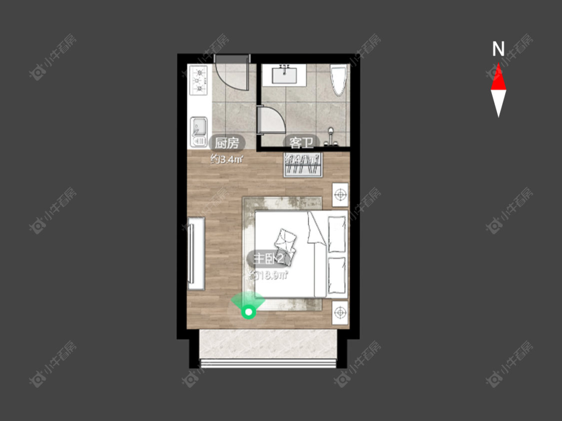 宝龙城市广场房源户型图 常州宝龙城市广场在售二手房源户型图_小牛看房