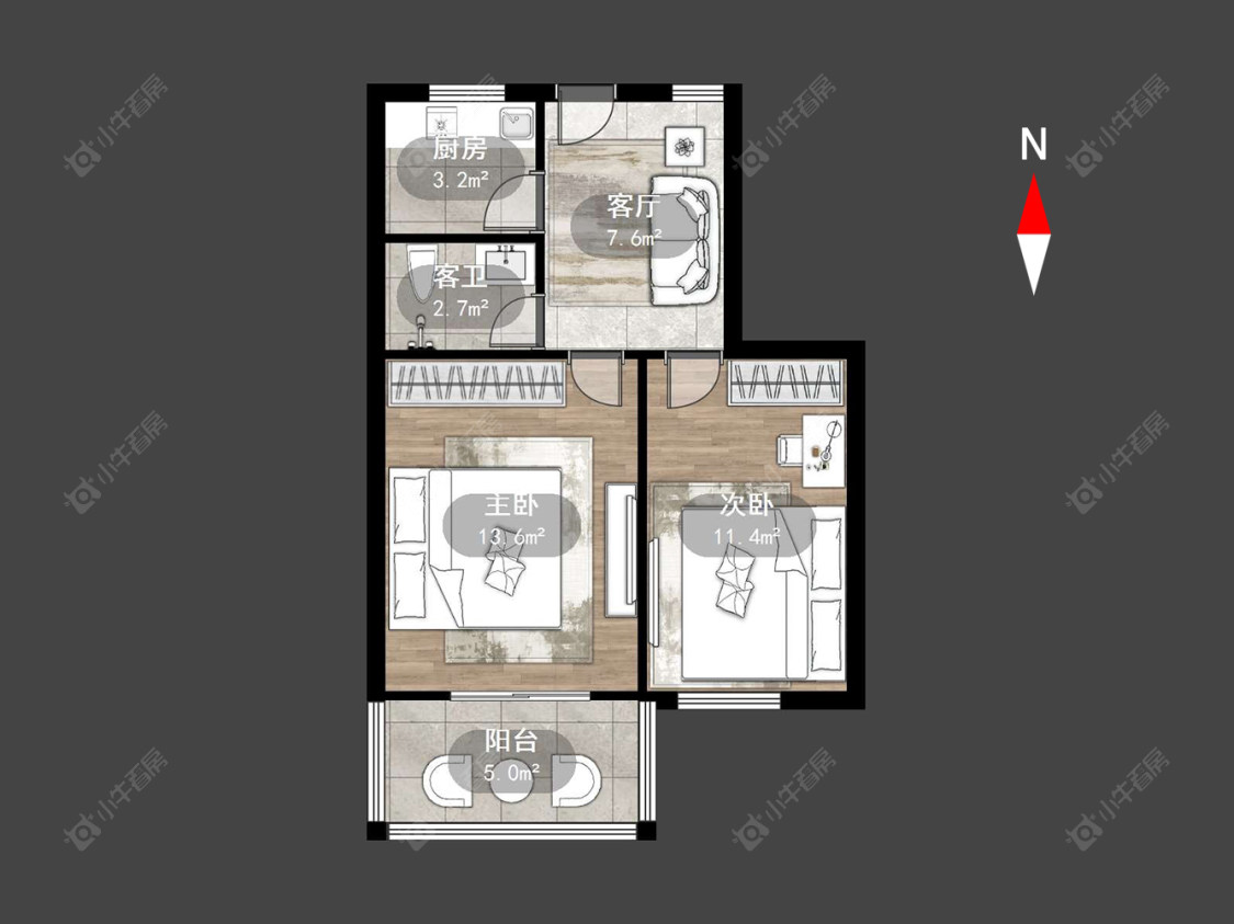 常州红梅东村在售二手房源户型图_小牛看房