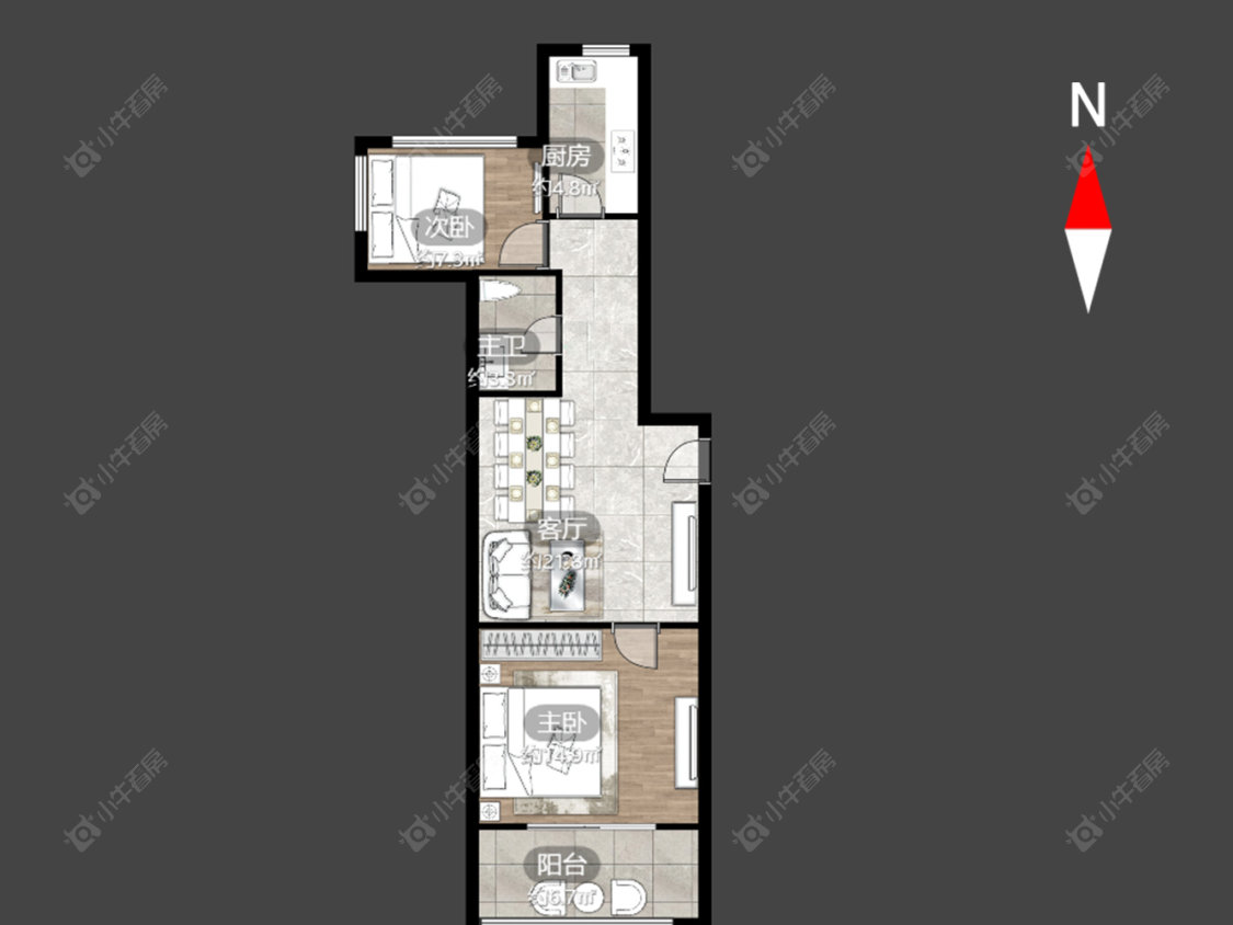 常州大名城西区在售二手房房源户型图_小牛看房