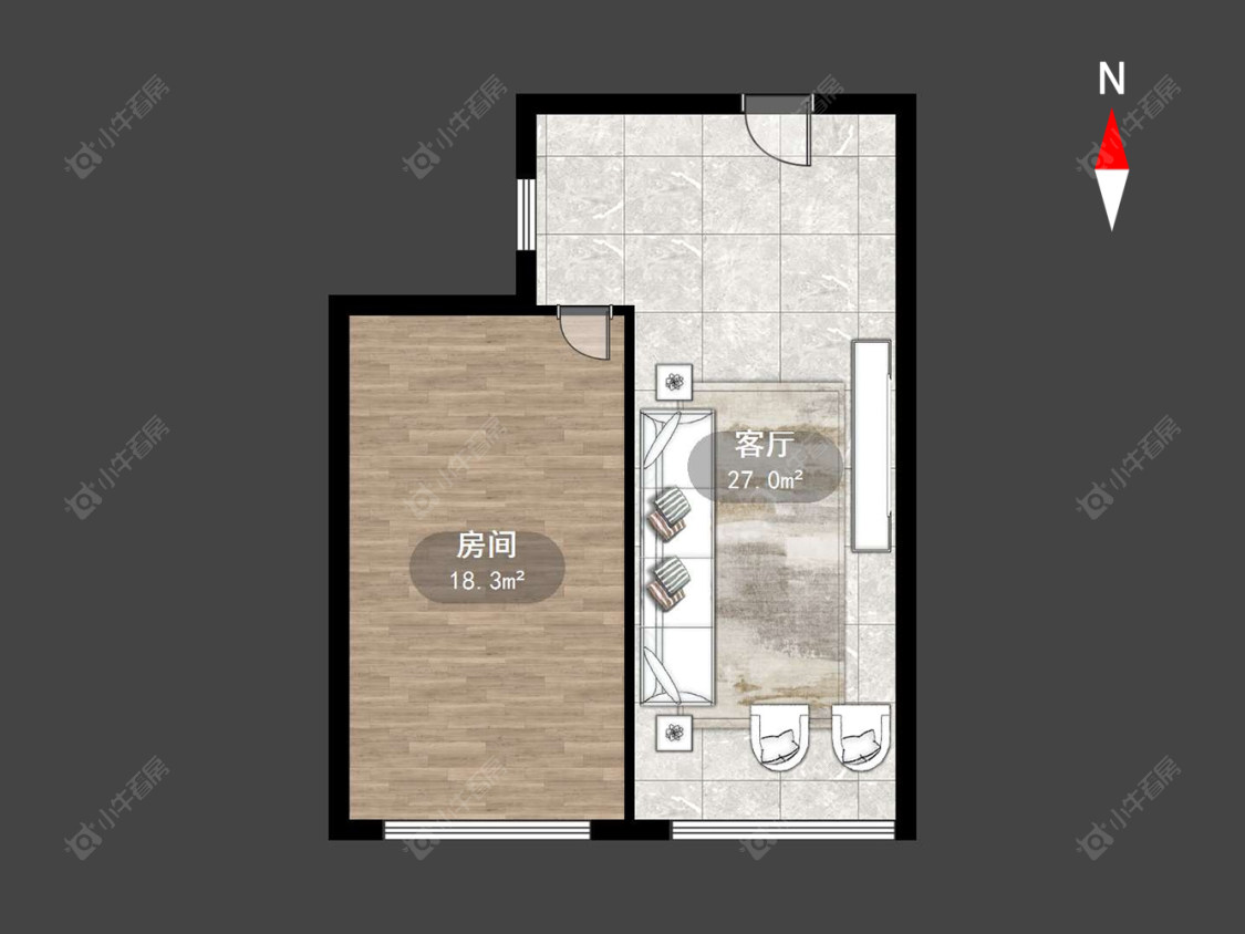 常州金地花苑在售二手房源户型图_小牛看房