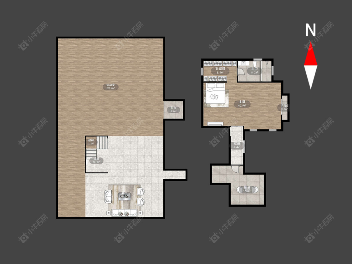常州龙湖原山别墅区在售二手房源户型图_小牛看房