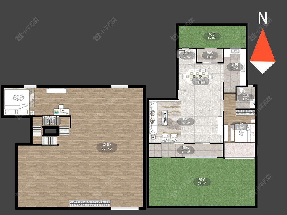 雅居乐湖光映月房源户型图 常州雅居乐湖光映月在售二手房源户型图_小牛看房