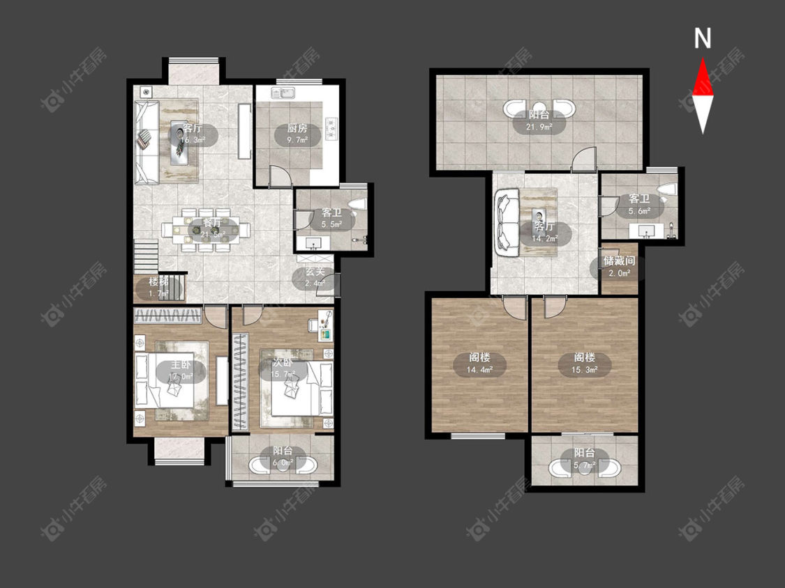 常州藻江花园一期在售二手房源户型图_小牛看房