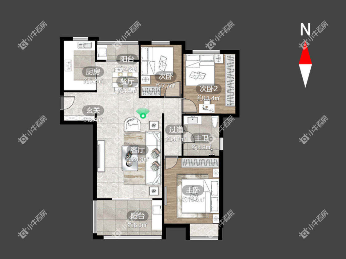 常州玉龙湾花园在租房源_小牛看房
