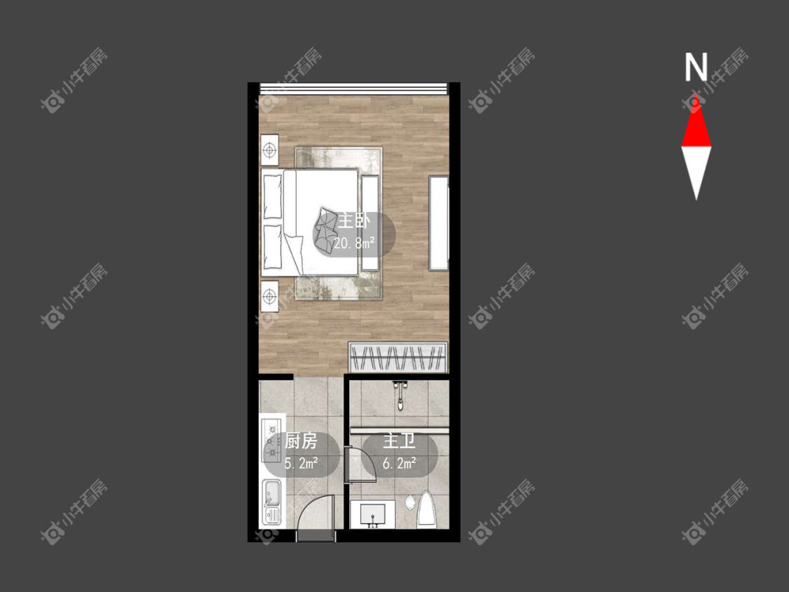 常州富都商务公寓租房_小牛看房