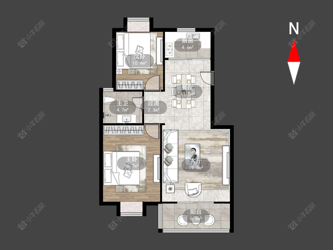 常州半岛小区在售二手房源户型图_小牛看房