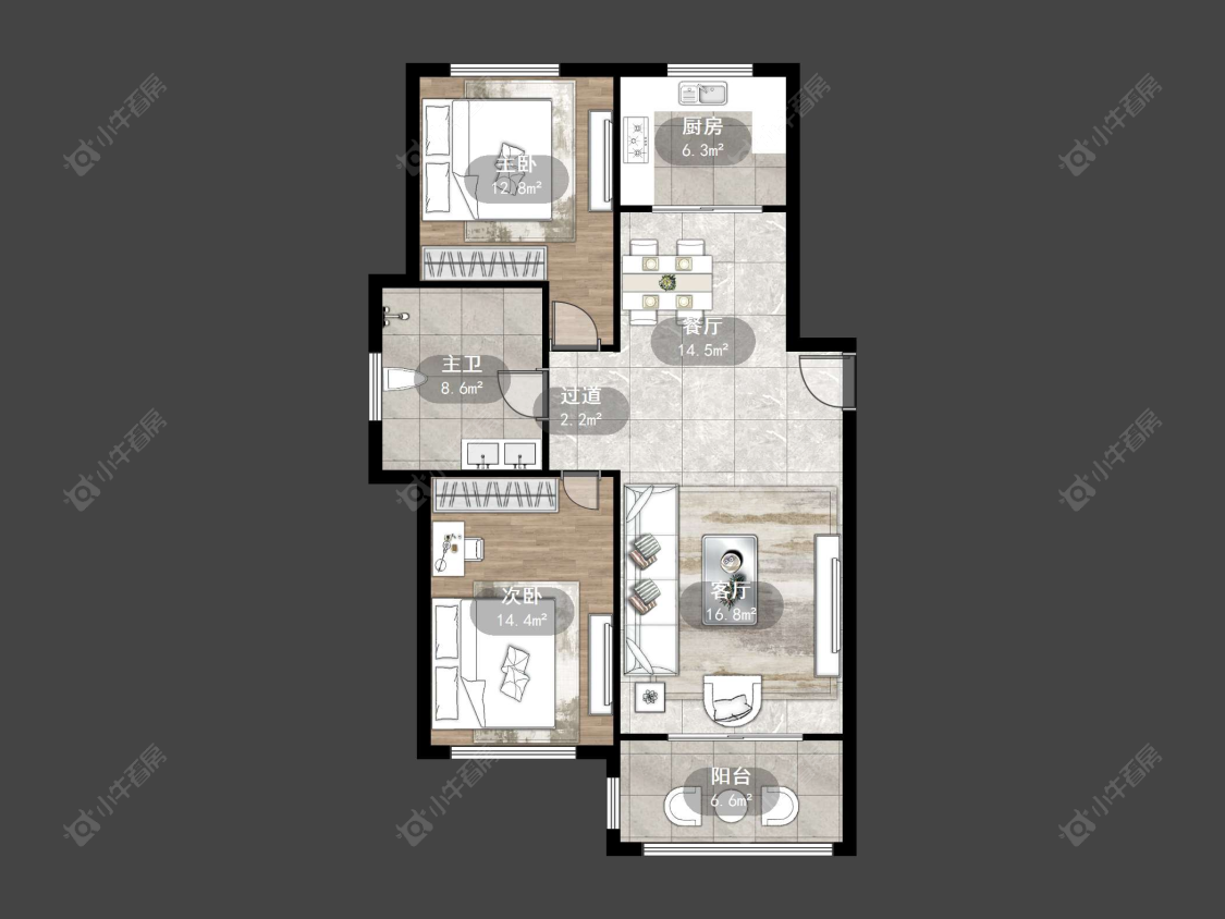 御珑湾(丹阳)房源户型图 丹阳御珑湾(丹阳)在售二手房源户型图_小牛看房