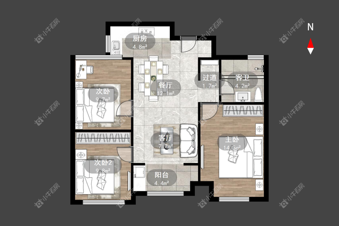 常州新城香溢澜桥二期在租房源_小牛看房