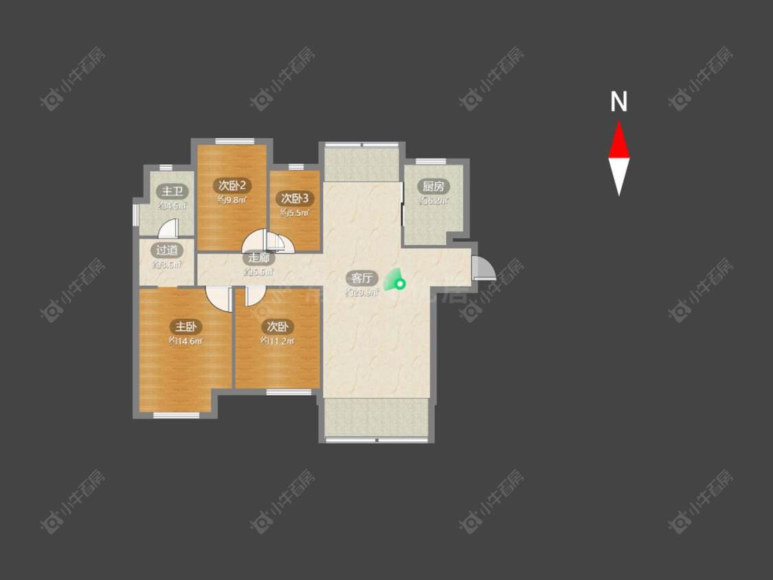 新城公馆天域房源户型图 常州新城公馆天域在售二手房源户型图_小牛看房