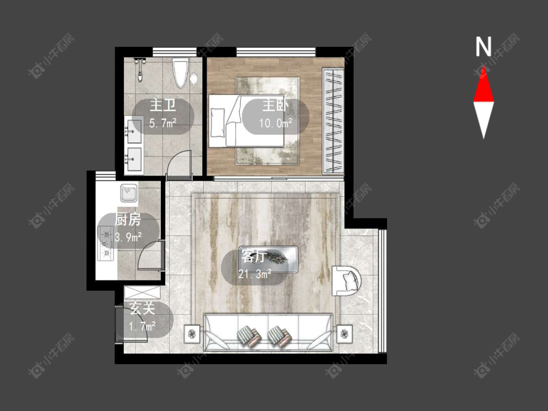 金百国际房源户型图 常州金百国际在售二手房源户型图_小牛看房