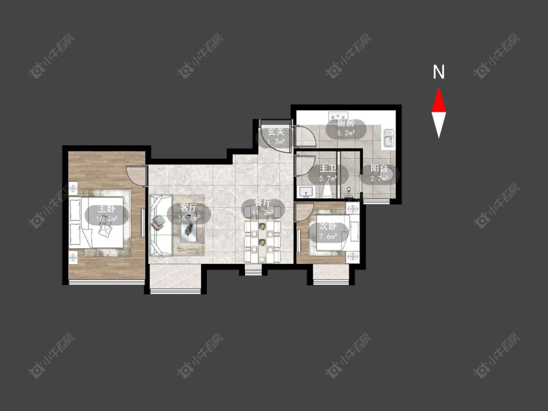 世茂香槟湖二期房源户型图 常州世茂香槟湖二期在售二手房源户型图_小牛看房