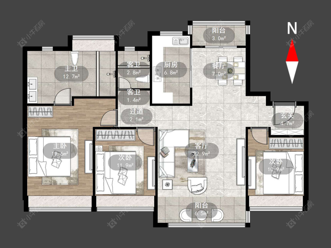 碧桂园新月时光房源户型图 常州碧桂园新月时光在售二手房源户型图_小牛看房