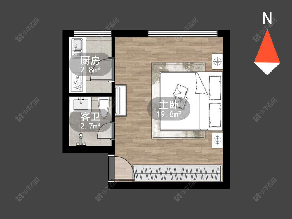 常州学府名门花苑在售二手房源户型图_小牛看房