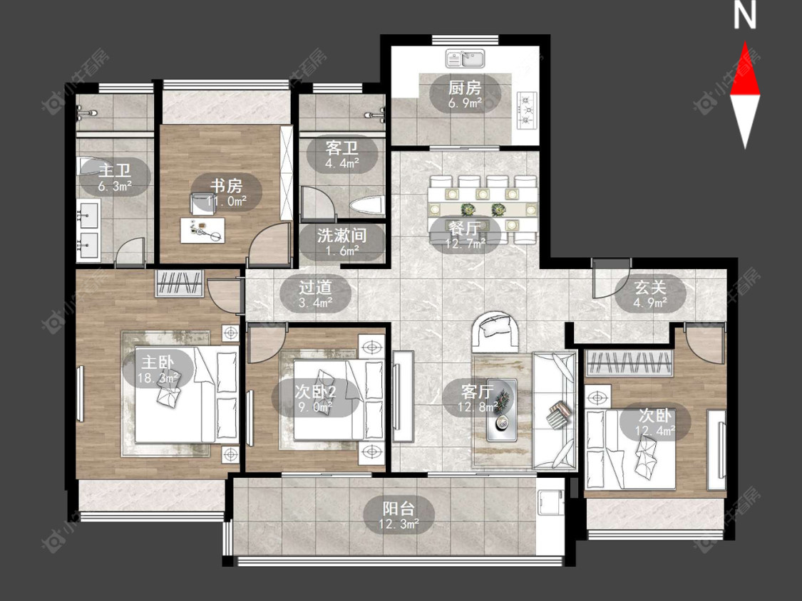 常州旭辉都会上著在售二手房源户型图_小牛看房