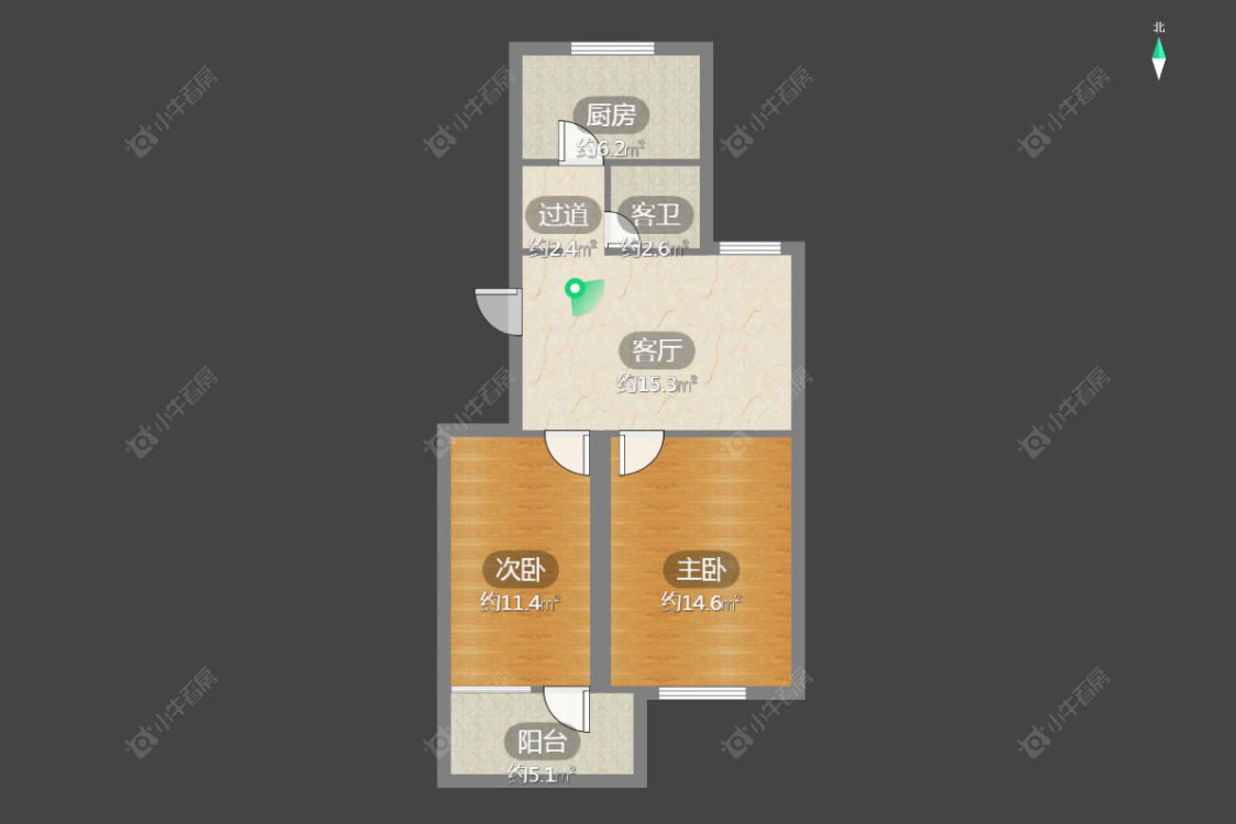 常州清凉新村在售二手房源户型图_小牛看房