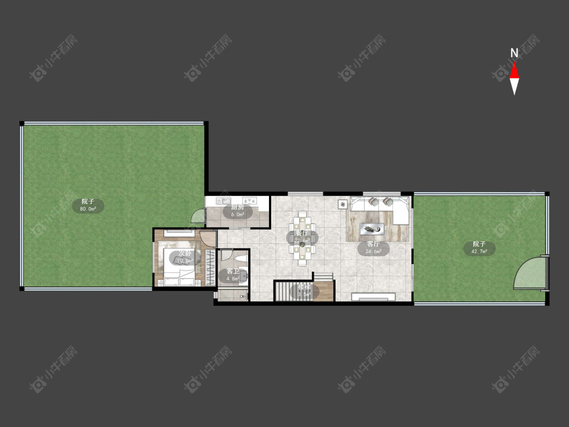 常州誉湖庄园沁园在售二手房源户型图_小牛看房
