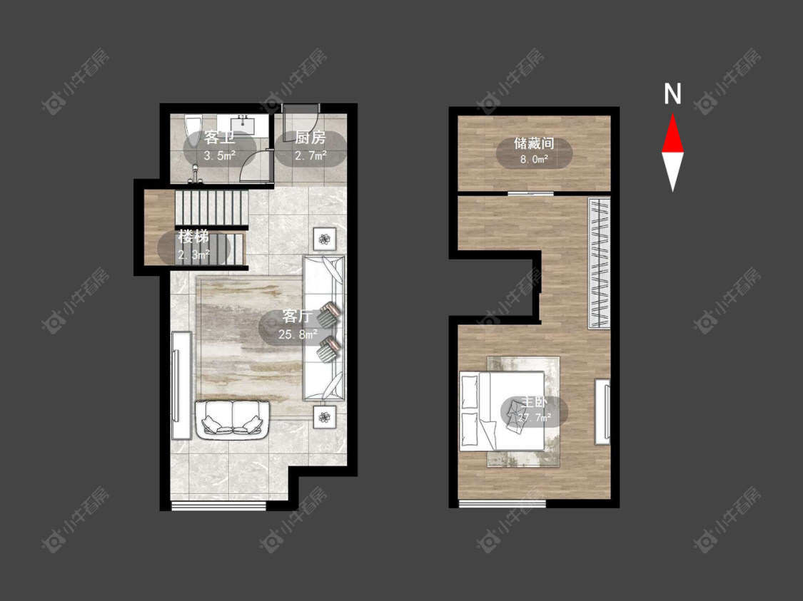 常州港龙尚层在售二手房源户型图_小牛看房