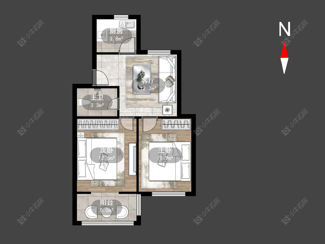 常州富强新村在售二手房源户型图_小牛看房